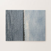 Heavenly Trails - Zonsondergang bij Broad Creek Legpuzzel (Horizontaal)