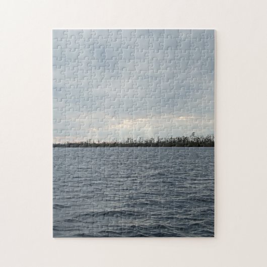 Heavenly Trails - Zonsondergang bij Broad Creek Legpuzzel (Verticaal)