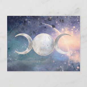 Heavenly Universe Moon Goddess Moonstone Briefkaart