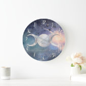 Heavenly Universe Moon Goddess Moonstone Grote Klok (Huis)