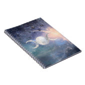 Heavenly Universe Moon Goddess Moonstone Notitieboek (Rechterzijde)