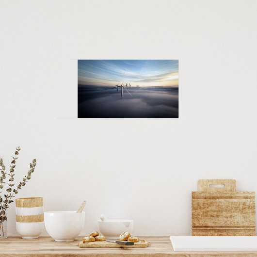 Heavenly Wind Cloud Poster (Keuken)