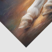 Heavenly Winged Black Foal Angel Decoupage Tissuepapier (Detail)