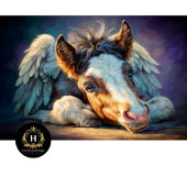 Heavenly Winged Foal Angel Decoupage Tissuepapier