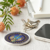 Heavenly Winged Guitar Sleutelhanger (Zijkant)