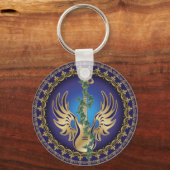 Heavenly Winged Guitar Sleutelhanger (Voorkant)