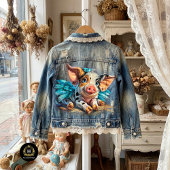 Heavenly Winged Piglet Angel Decoupage Tissuepapier