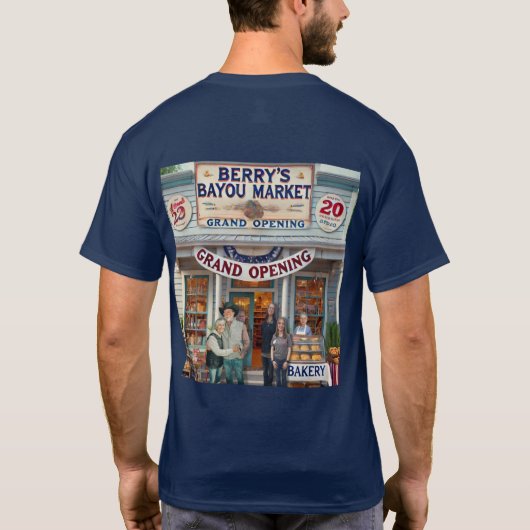 Heavenly Wishes - Berry's Bayou Market T-shirt (Achterkant)