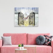 Heavenly Wrapped Canvas (Insitu (Woonkamer))