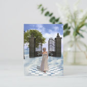 Heavens Angel Briefkaart (Staand voorkant)