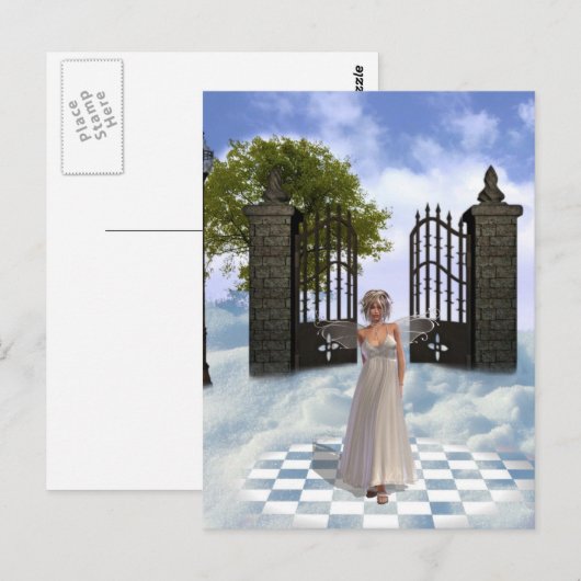 Heavens Angel Briefkaart (Voorkant / Achterkant)