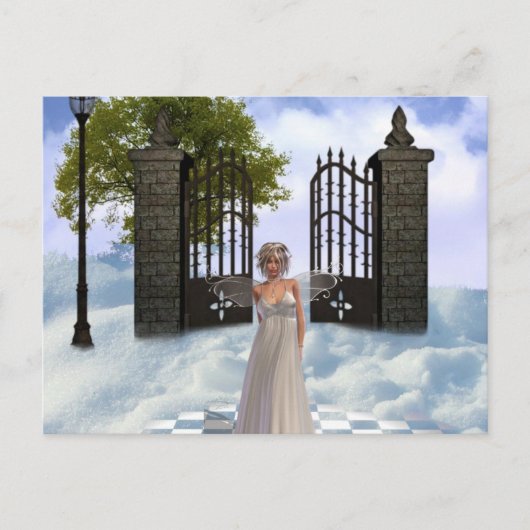 Heavens Angel Briefkaart (Voorkant)