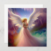 Heaven's Art Regenboog Wolken Notitiekaartje (Voorkant / Achterkant)