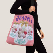 Heaven's Bottle of Hearts Crossbody Canvas tas (Dichtbij)