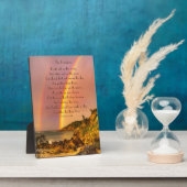 Heaven's Bridges, het regenbooggedicht Fotoplaat (Zijkant)