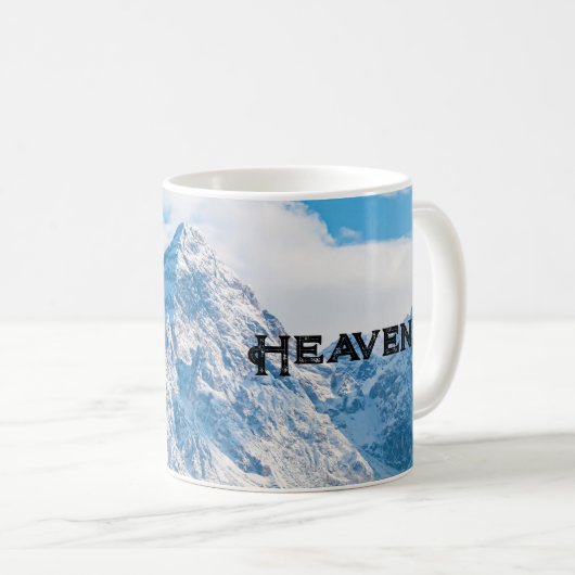 Heavens Custom Text Sky Afbeelding Custom Classic Koffiemok (Voorkant rechts)