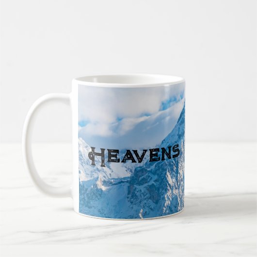 Heavens Custom Text Sky Afbeelding Custom Classic Koffiemok (Links)