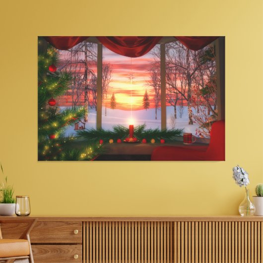 Heaven's Dayspring Christmas Canvas Afdrukken (Insitu (Woonkamer))
