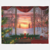 Heaven's Dayspring Fleece Blanket (Voorkant (Horizontaal))