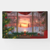 Heaven's Dayspring kerstbanner Spandoek (Horizontaal)