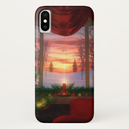 Heaven's Dayspring Kerstmis iPhone Case (Achterkant)