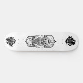 Heavens Devils – Schedel Motorrijder Skateboarddek Persoonlijk Skateboard (Horizontaal)