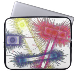 Heaven's Doors in White Laptop Sleeve