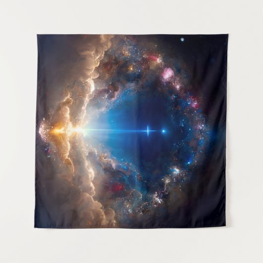 Heaven's Gate #1.2 [DALL-E 2/AI/ML art] — ruimte Wandkleed (Voorkant (horizontaal))