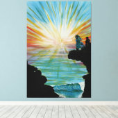 Heavens gate canvas afdruk (Insitu (Houten vloer))