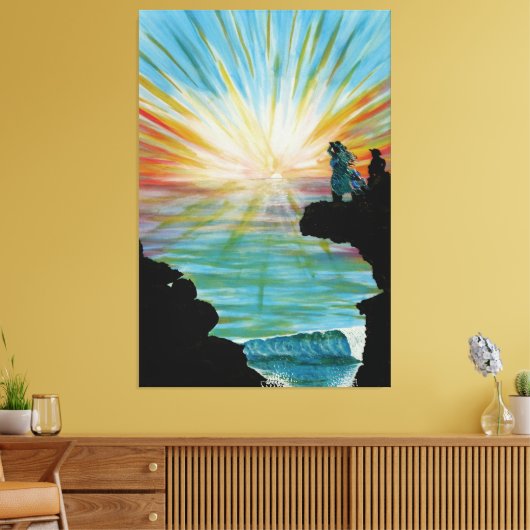 Heavens gate canvas afdruk (Insitu (Woonkamer))