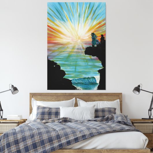 Heavens gate canvas afdruk (Insitu (Slaapkamer))