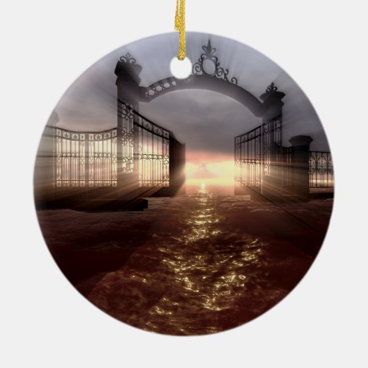 Heavens Gate Keramisch Ornament (Achterkant)