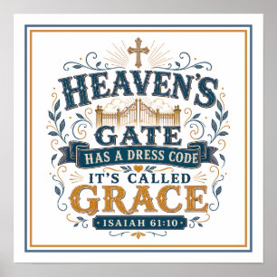 Heaven's Gate kledingvoorschrift Het heet genade Q Poster