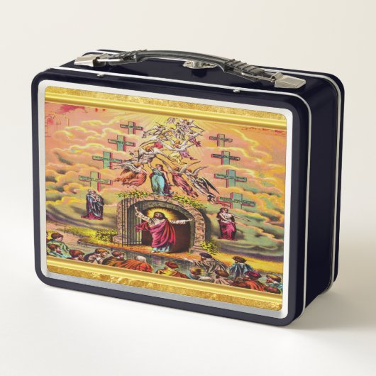 Heaven's Gate met een gouden foliestructuur en Jez (Achterkant)