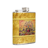 Heaven's Gate met een gouden foliestructuur en Jez Heupfles (Rechts)