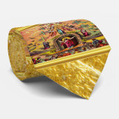 Heaven's Gate met een gouden foliestructuur en Jez Stropdas (Opgerold)