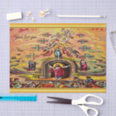 Heaven's Gate met een gouden foliestructuur en Jez Tissuepapier (Craft)