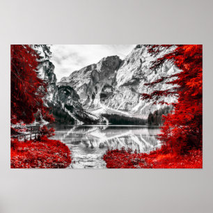 Heaven's Gate: rode vlek van kleur Poster