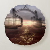Heavens Gate Rond Kussen (Voorkant)