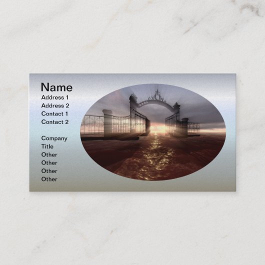 Heavens Gate Visitekaartje (Voorkant)