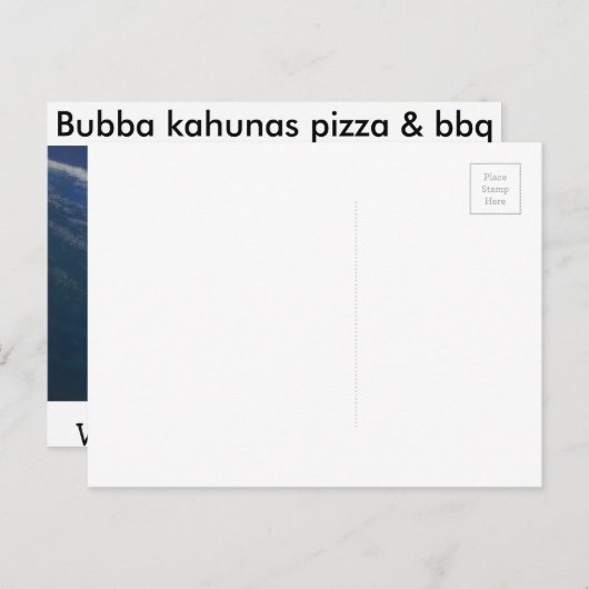 Heaven's golf briefkaart (Voorkant / Achterkant)