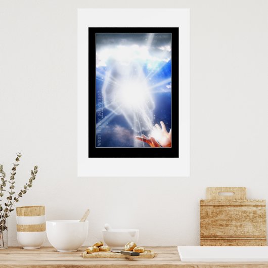 Heavens Hand Poster (Keuken)