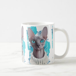 Heavens in de ogen (Sphynx cat) Koffiemok