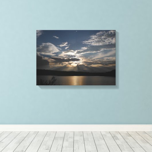 Heaven's Light Canvas Afdruk (Insitu (Houten vloer))