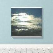 Heaven's Light Canvas Afdruk (Insitu (Houten vloer))