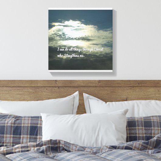 Heaven's Light Canvas Afdruk (Insitu (Slaapkamer))