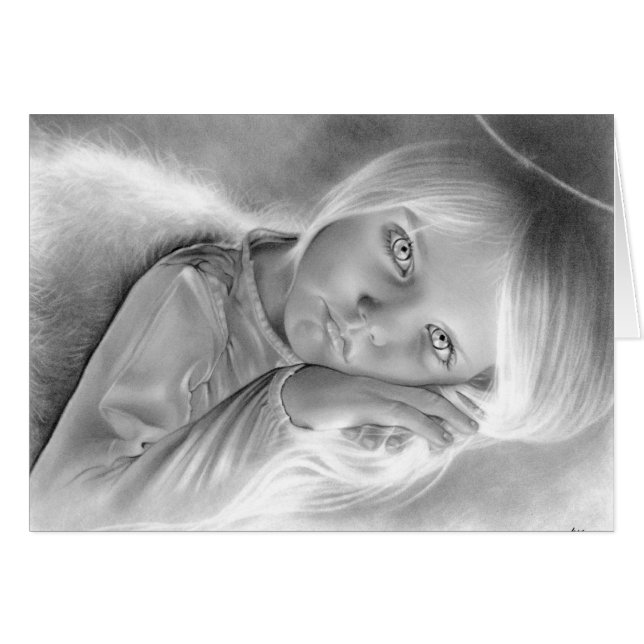 Heaven's Little Angel Card (Voorkant Horizontaal)