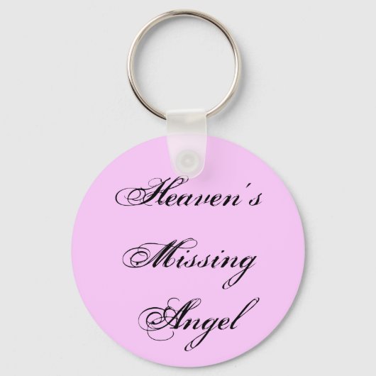Heaven's Missing Angel Sleutelhanger (Voorkant)