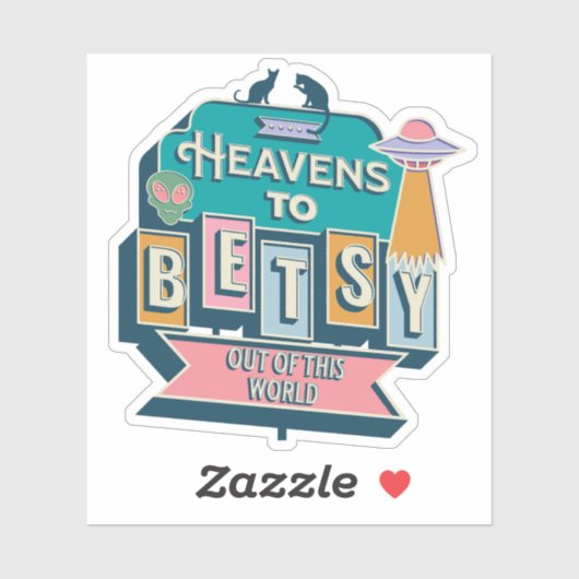 Heavens naar Betsy Sticker (Vel)