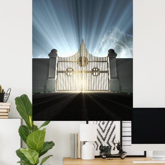 Heavens Pearly Gates Poster (Thuiskantoor)